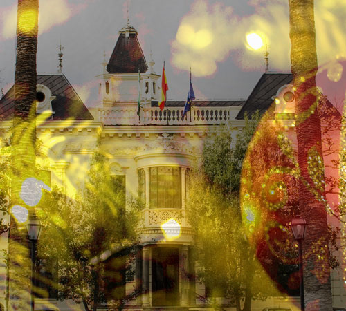 Foto de la EEZ con motivos navideños